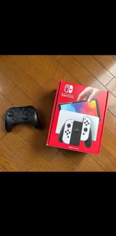 Switch本体有機EL プロコンと512GB microSDXC付き