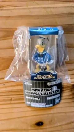 【新品未使用】ディズニー ミニチュア&パッケージコレクション ドナルド