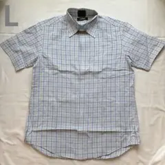 Paul Stuart 半袖シャツ チェック柄 Lサイズ ★クリーニング済み★のサムネイル