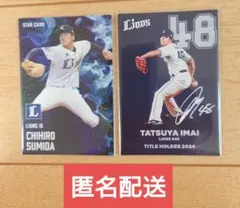 プロ野球チップスカード 埼玉西武ライオンズ まとめ売り 2枚