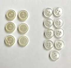 ボタン　２つ穴13㎜　４つ穴11㎜