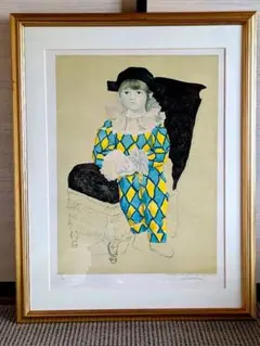 パブロ・ピカソ 石版画 ピエロ姿のポール 限定300部 - メルカリ