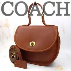 vintage coach オールドコーチ ハンドバッグ ショルダー ブラウン