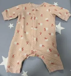 UNIQLO ベビー ロンパース 60cm ピンク