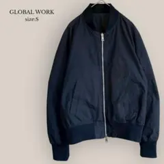 グローバルワークGLOBAL WORK MA-1 ブルゾン　リバーシブル　メンズ