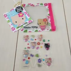 サンリオ Hello Kitty プチパーツ ぷっくりシール 収納ケース付き