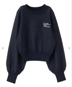 【即購入◎】COCO DEAL ラメジャカードニット ネイビー 試着のみタグ付