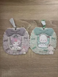 サンリオ クロミ ポチャッコ カードホルダー 2点セット かわいい 新品
