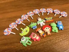 トイ・ストーリー キャラクター フィギュア 20個セット　デコパーツ