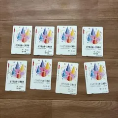 나고야시 교통국 지하철 전 노선 1일 승차권, 8개 세트, 중고