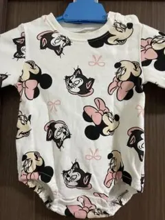 Disney baby ミニーマウス柄ロンパース 70