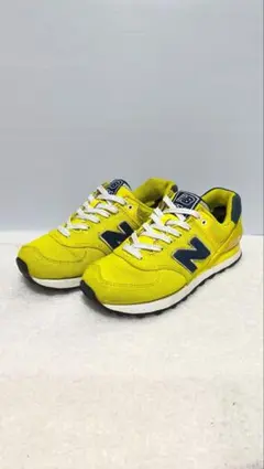 New Balance 574 イエロー 23.0cm レディース