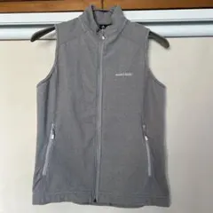 mont-bell グレー シャミースベスト　レディースM