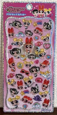 【正規品】 パワーパフガールズ パワパフ　プチドロップステッカー　プチドロ
