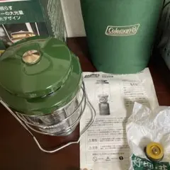 Coleman ランタン 緑色 収納ケース付き　ノーススター Coleman (コールマン) 2500ノーススター LPガスランタン