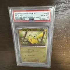 2026年最新】マスターボール ピカチュウ psa10の人気アイテム - メルカリ