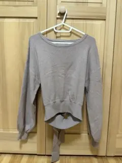dazzlin バックリボン ニットトップス＆スカート セットアップ