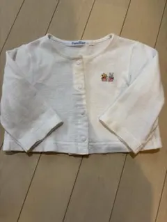 familiar カーディガン 70 ホワイト