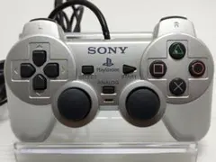 即日匿名配送】ps2 コントローラー デュアルショック2 サテンシルバー