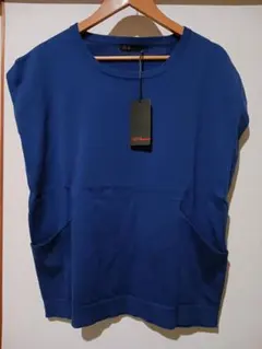 ★☆MDHK 青いノースリーブトップス ポケット付き（新品）☆★