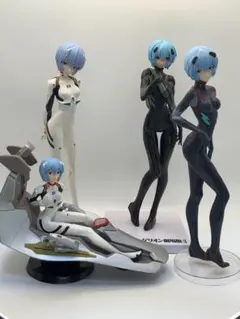 綾波レイ　フィギュア　四点セット