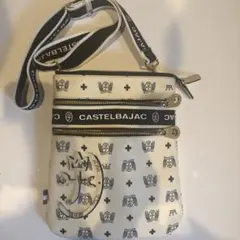 CASTELBAJAC ショルダーバッグ 中型 ホワイト