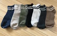 7足組-004(厚) 靴下 メンズ【抗菌・防臭・吸汗】中厚手 春秋冬用 スポーツ