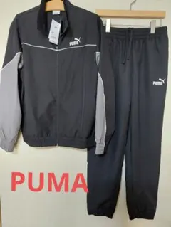 PUMA ウィンドブレーカーセット ブラックM