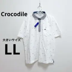 ⭐︎美品　Crocodile 半袖ポロシャツ　紳士　LLのサムネイル