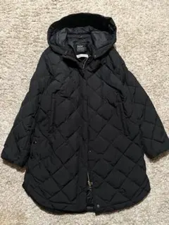 【美品】UNFILO TAION 黒 2WAY キルティングダウン サイズＳ UNFILO（アンフィーロ） ダウンコート ダウンジャケット 「TAION