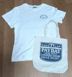 スローブイエナ　PAY DAY SUPER PAY DAY Tシャツ　ネイビーのサムネイル