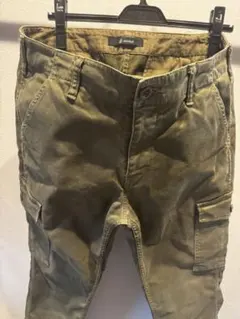 Johnbull カーゴパンツ LLサイズ オリーブグリーン