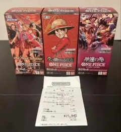 ワンピースカード(受け継がれる意思)(ヒロインズ)(神速の拳)3BOXセット
