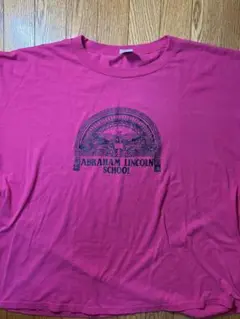 90s JERZEES 3XL ピンク tシャツ