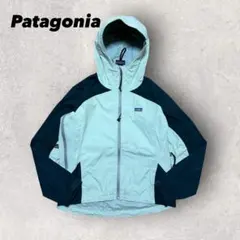 【パタゴニア】マウンテンパーカー　M 薄い緑　02年製　刺繍ロゴ　希少モデル e