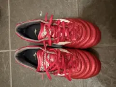 モレリア 2 JAPAN 40周年記念 25.0 ミズノゼログライド赤　箱付き