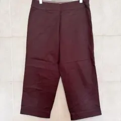 【美品】KOOS コース クロップドパンツ ダークブラウン サイズ9のサムネイル