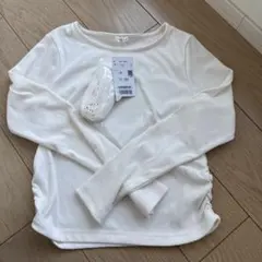 COLZA ホワイト 長袖Tシャツ M