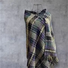 チェック柄ストール・ショール