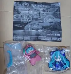 45周年ガンダム×初音ミク 　シャアザクぐるみ　ラバーマスコット