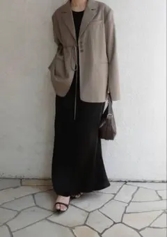 na.e stripe over jacket 傷あり　写真ご参考