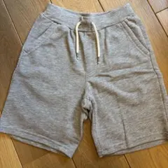 GU ハーフパンツ 130cmグレー