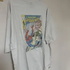 MARVEL スパイダーマン 半袖 Tシャツ ベージュ LL