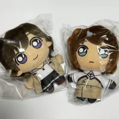 名探偵コナン ぬいぐるみマスコット 毛利蘭　灰原哀　2個セット