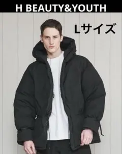 値下げ【美品】H BEAUTY&YOUTH ナイロンリップストップバルーンダウン