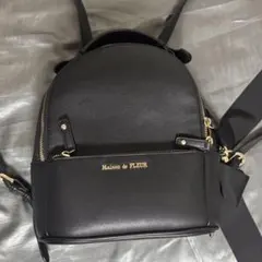 Maison de FLEUR ブラックリュック
