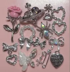 No.378 ネイルパーツ　デコパーツ　まとめ売り　セット