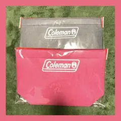 Coleman フェルトトート コカコーラコラボ ピンク グレー セット