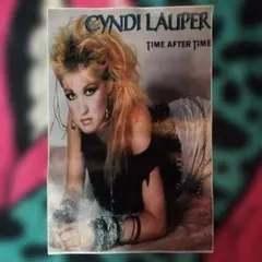 Cyndi Lauper　ビニール　ポスター　シンディローパー　ポップス　洋楽