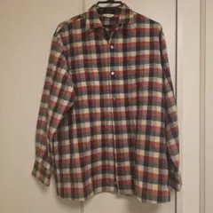 SUNJOKER アルパカウール チェックシャツ L